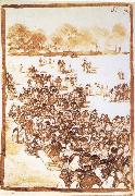 Francisco Goya Crowd in a Park Germany oil painting artist